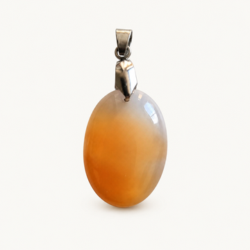 🧡 Pendentif en Cornaline – Vitalité et Confiance en Soi
