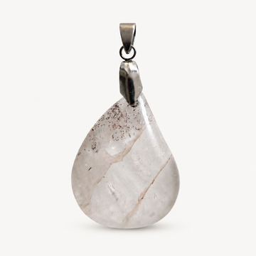 🤍 Pendentif en Quartz Lodolite – Pierre de Vision et d’Harmonie Intérieure