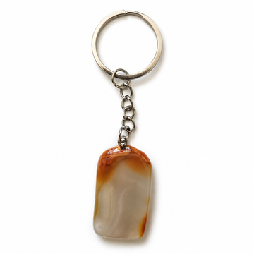 🔑 Porte-clés Agate Miel