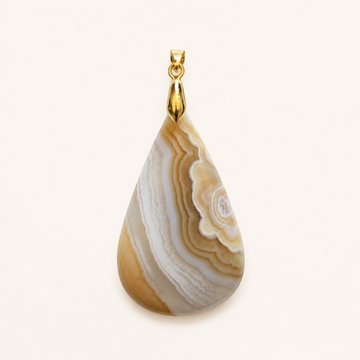 Pendentif en Agate Rubanée
