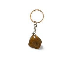 Porte-clés Quartz Rutile Doré – Énergie et Protection