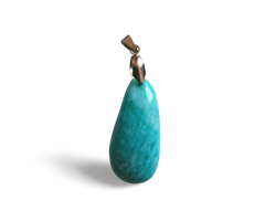 Pendentif en Amazonite – Harmonie et Expression de Soi